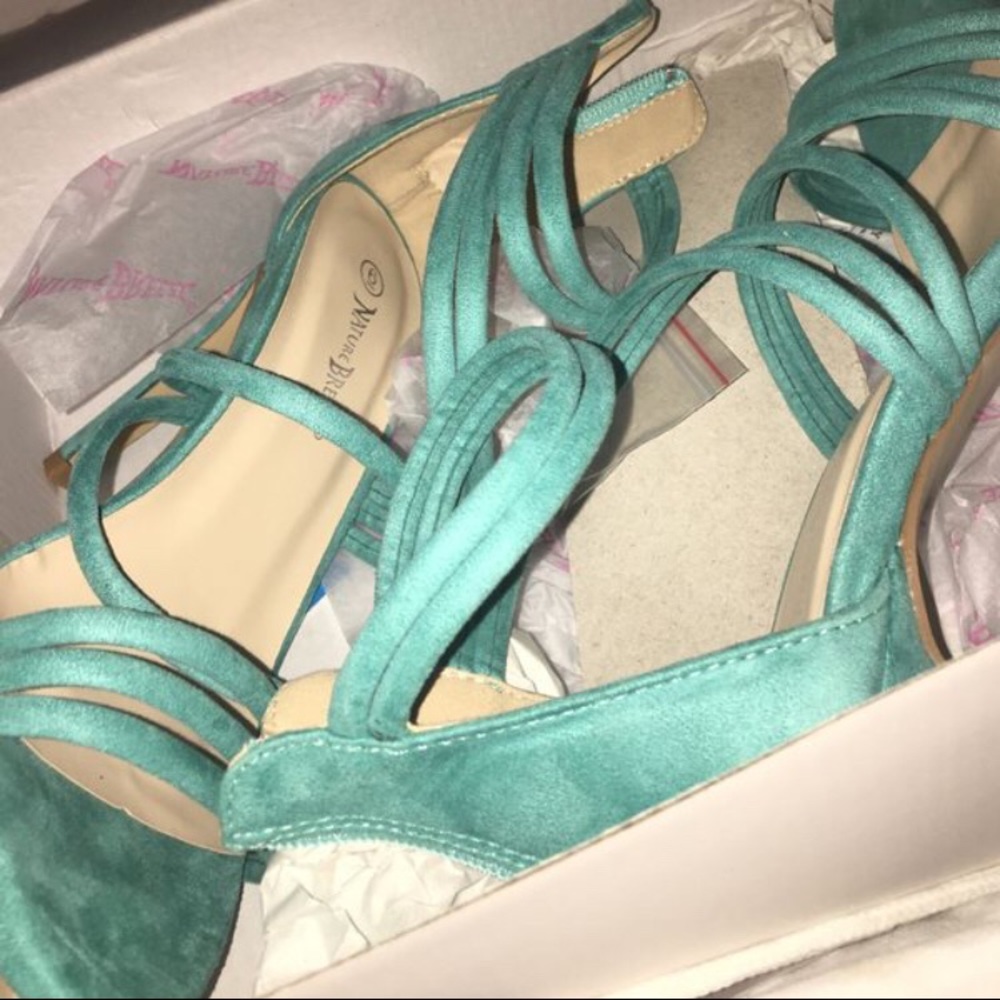 Suede heels